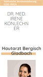 Mobile Screenshot of hautarzt-bergisch-gladbach-konlechner.de